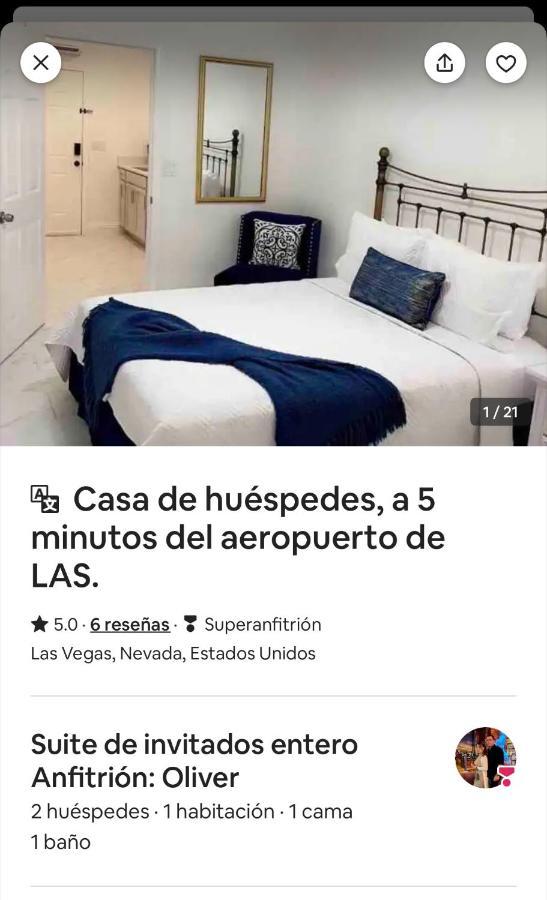 Guest House , 5 Min Away From Las Airport. 拉斯维加斯 外观 照片